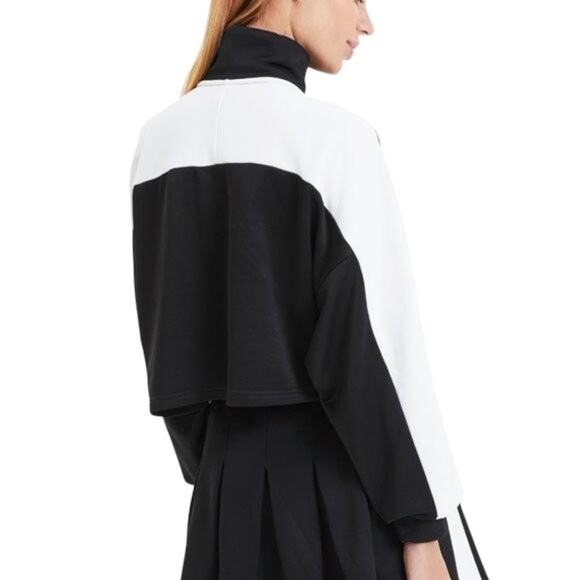 PUMA Cropped Half Zip Jacket Black Size Medium NWT - Picture 5 of 6